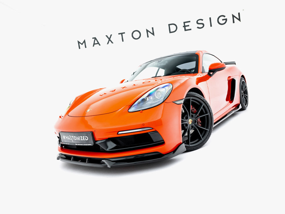 Divisor delantero Maxton Design Street Plus V3 - Porsche Boxster/Cayman GTS 718