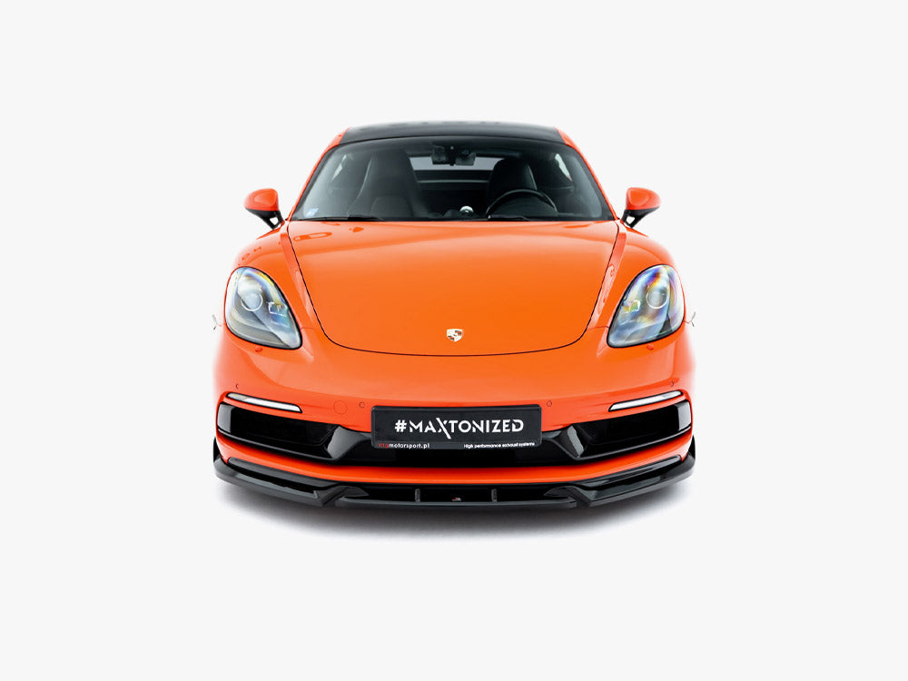Divisor delantero Maxton Design Street Plus V3 - Porsche Boxster/Cayman GTS 718