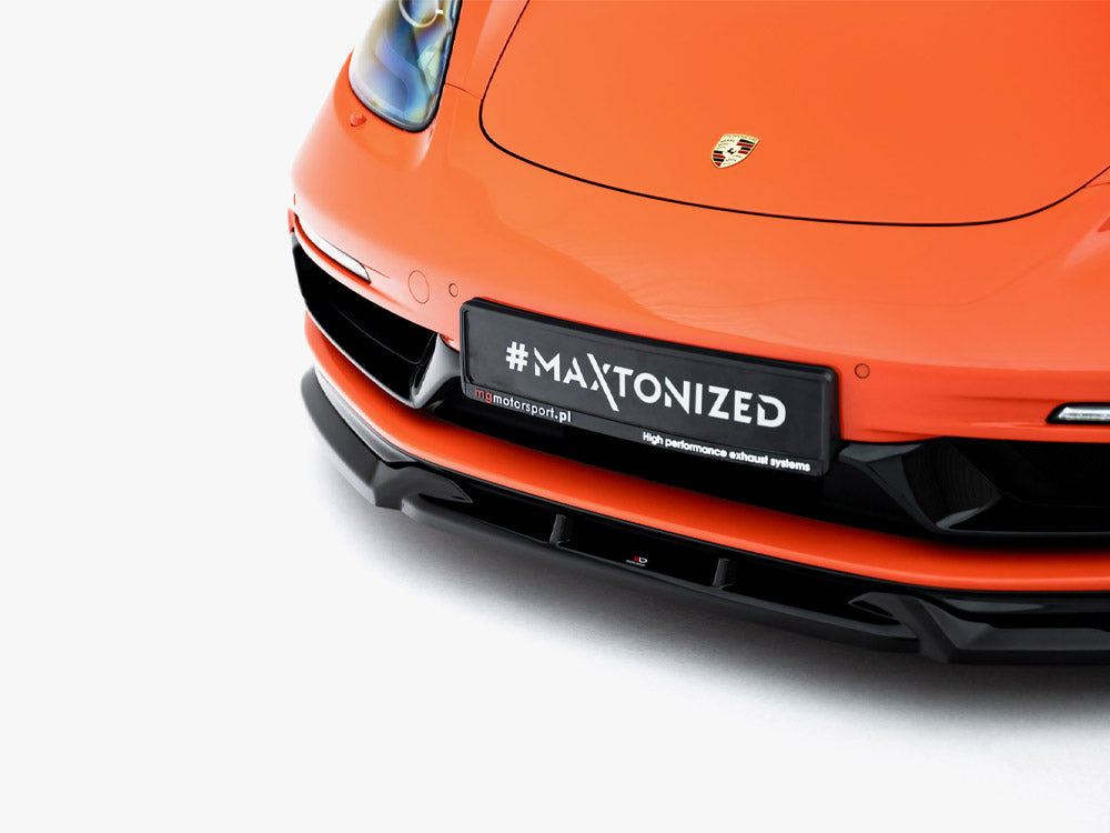 Divisor delantero Maxton Design Street Plus V3 - Porsche Boxster/Cayman GTS 718