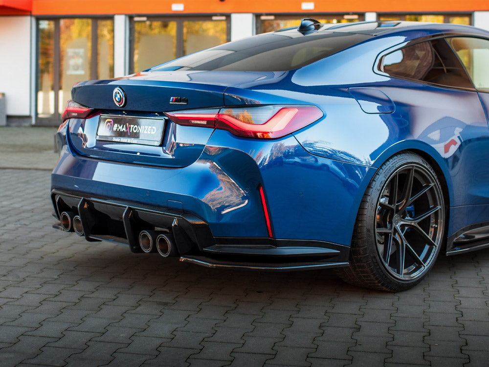 Maxton Design Street Plus Rear Side Splitters V2 - BMW M4 G82/G83