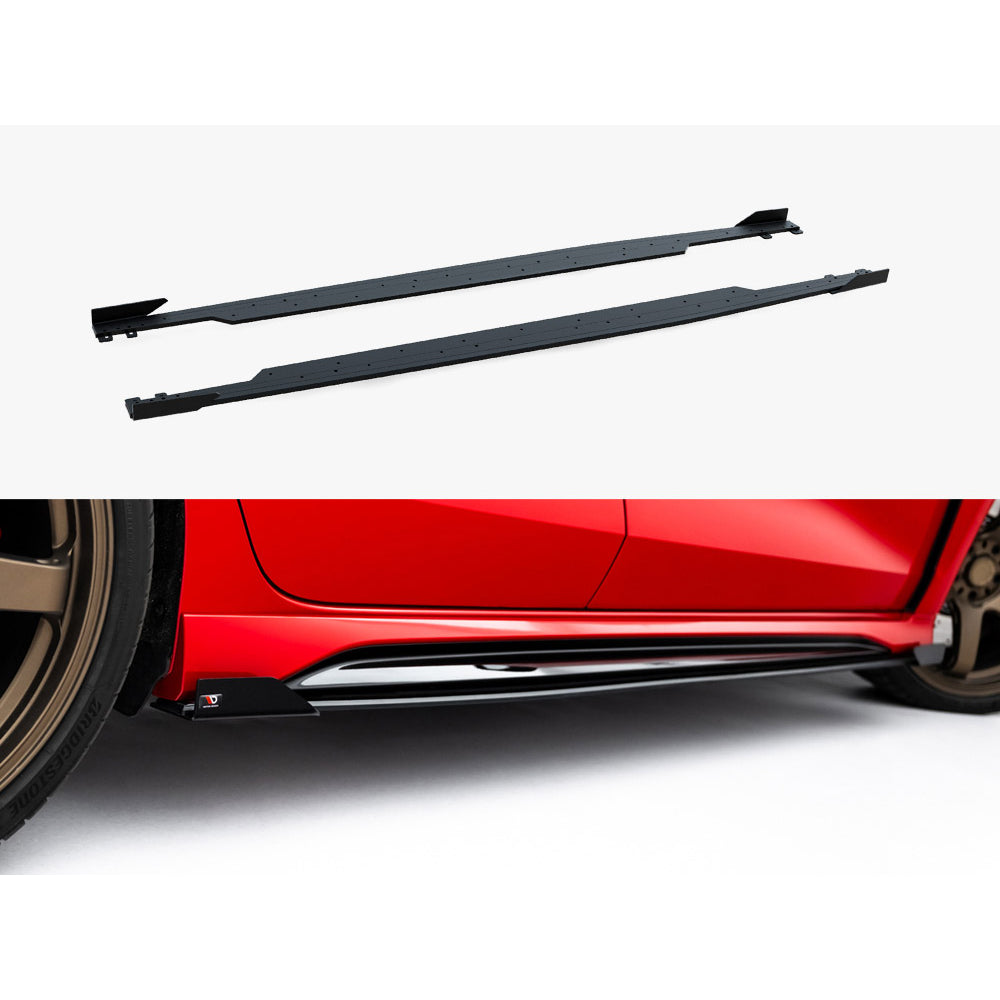 Maxton Design Street Pro Side Skirt Diffusers + Flaps - Audi RS3 8Y.2
