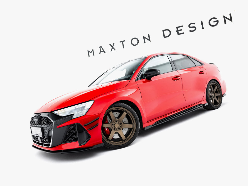 Maxton Design Street Pro Side Skirt Diffusers + Flaps - Audi RS3 8Y.2