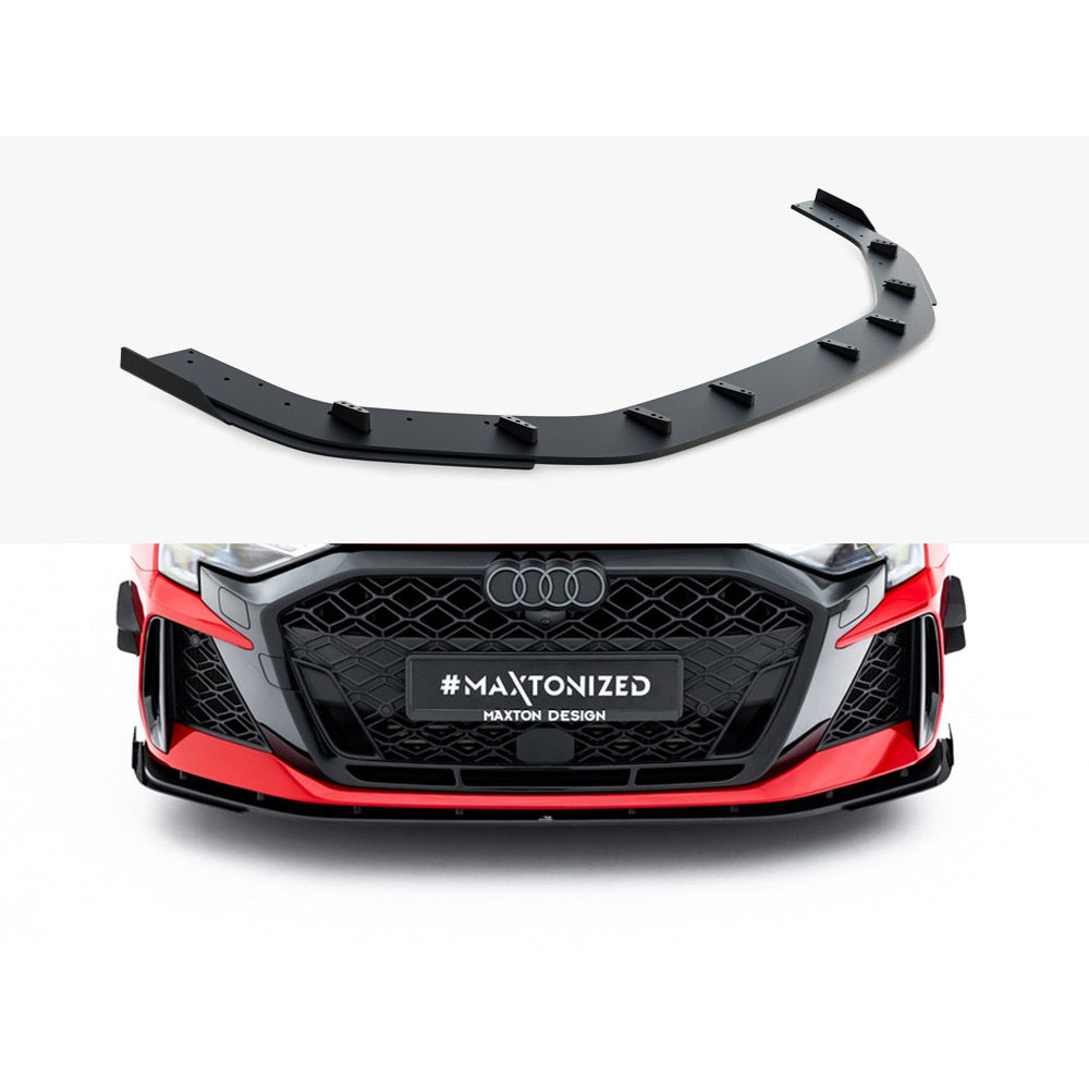 Maxton Design Street Pro Front Splitter + Flaps - Audi RS3 8Y.2