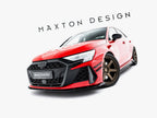 Maxton Design Street Pro Front Splitter + Flaps - Audi RS3 8Y.2
