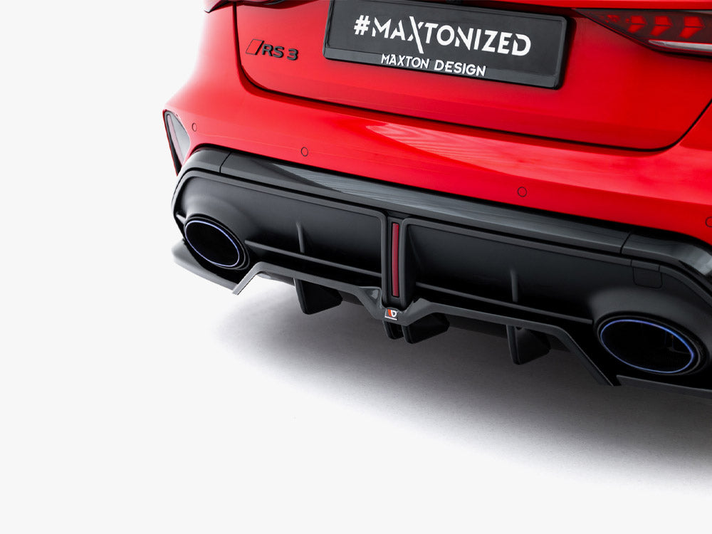 Maxton Design Street Plus Central Rear Splitter V1 - Audi RS3 8Y.2 Saloon