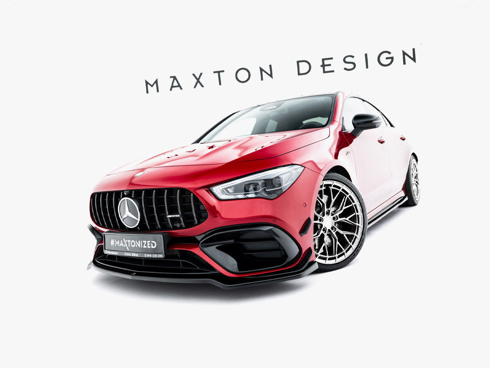 Divisor delantero Maxton Design Street Plus V4 - Mercedes CLA 45 AMG C118
