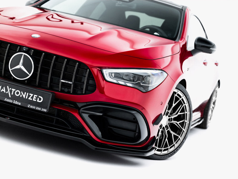 Maxton Design Street Plus Front Splitter V4 - Mercedes CLA45 AMG C118