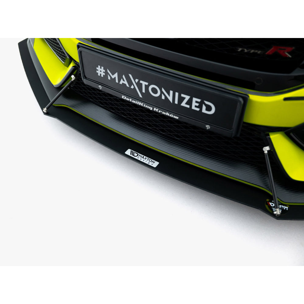 Lame avant Maxton Design Racing V1 - Honda Civic Type R FK8