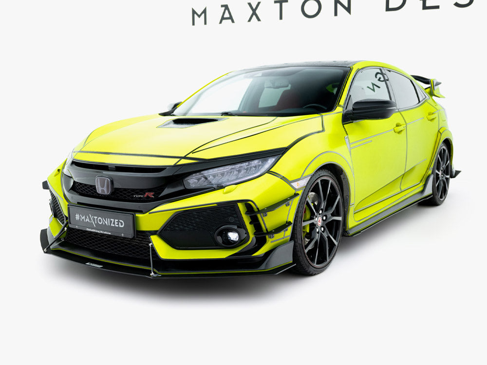 Lame avant Maxton Design Racing V1 - Honda Civic Type R FK8