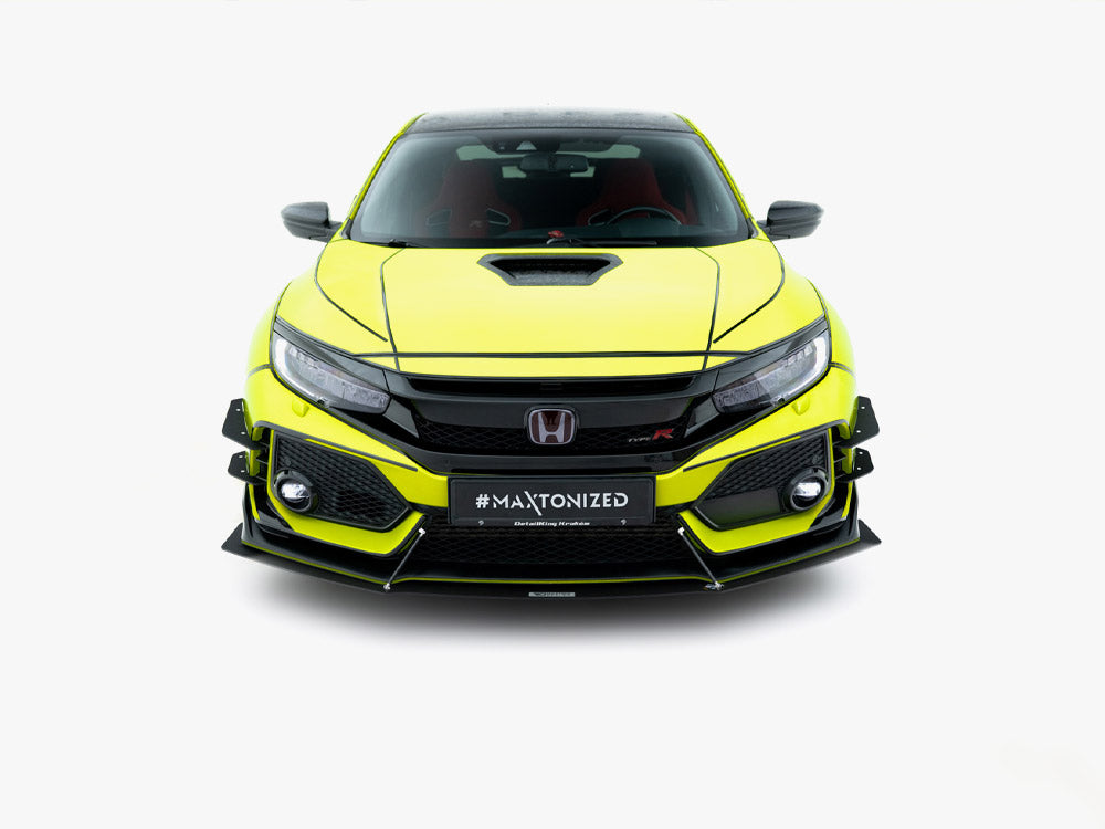 Lame avant Maxton Design Racing V1 - Honda Civic Type R FK8