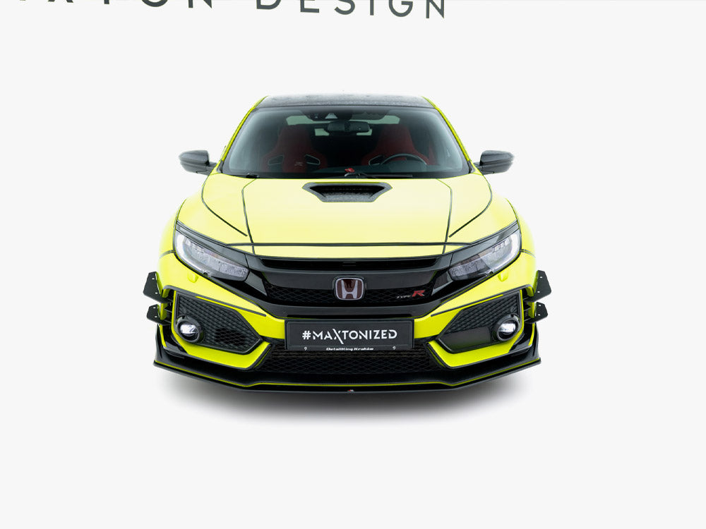 Maxton Design Street Pro Front Splitter V2 - Honda Civic Type R FK8