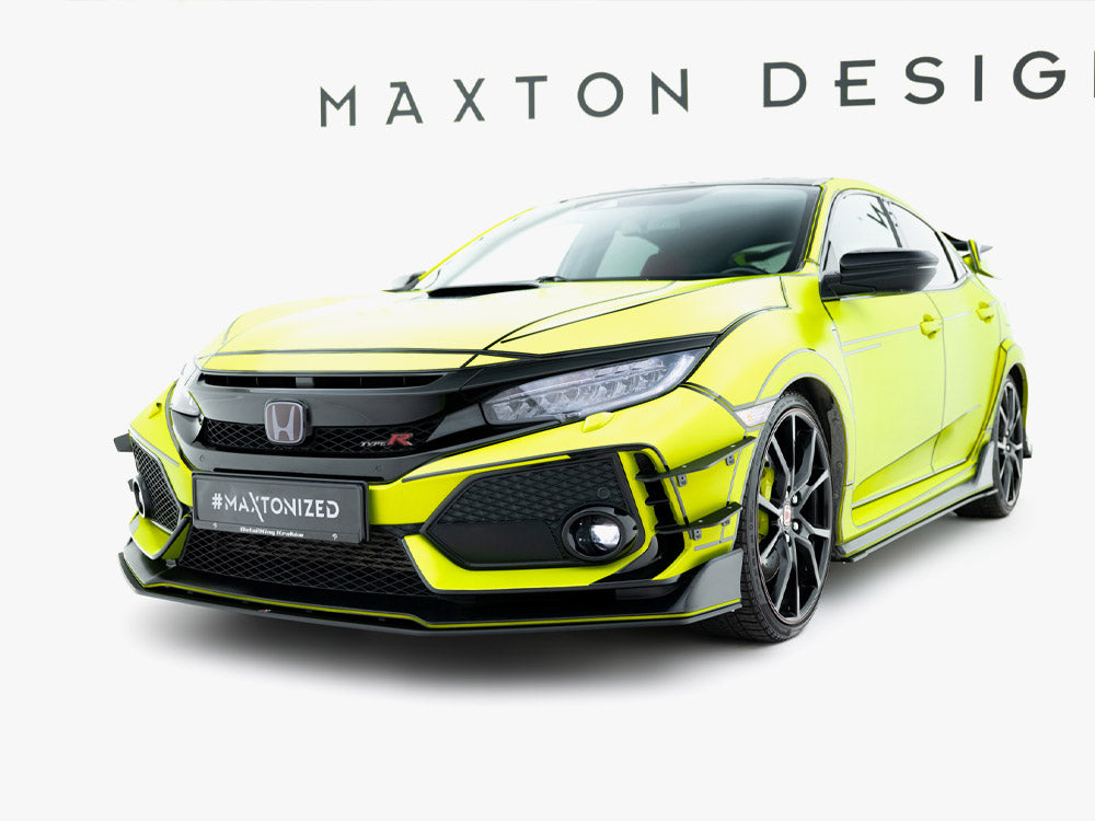 Maxton Design Street Pro Front Splitter V2 - Honda Civic Type R FK8