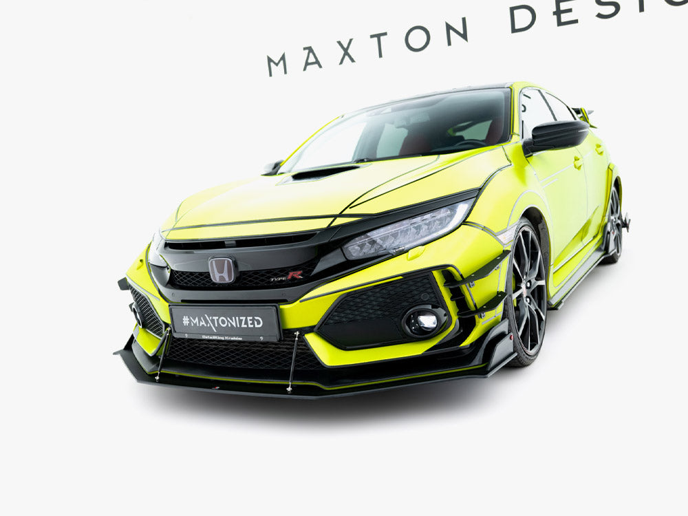 Maxton Design Street Pro Front Splitter V1 - Honda Civic Type R FK8