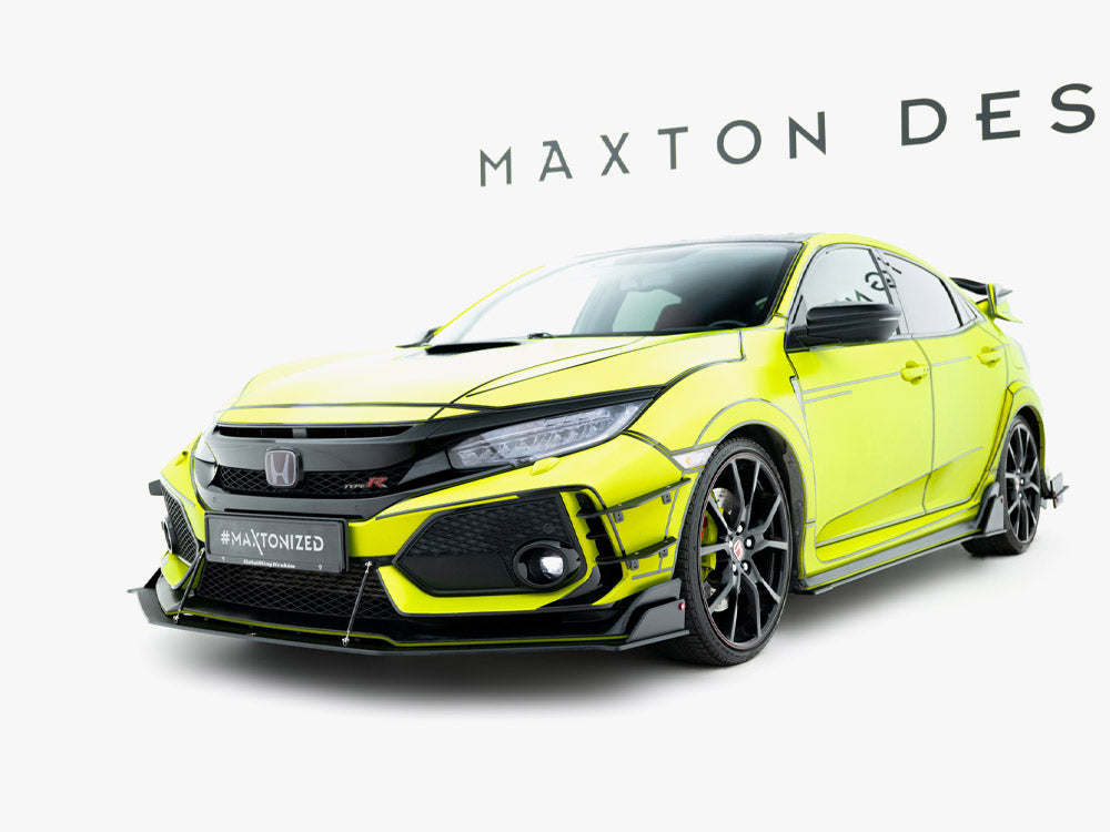 Maxton Design Street Pro Front Splitter V1 - Honda Civic Type R FK8