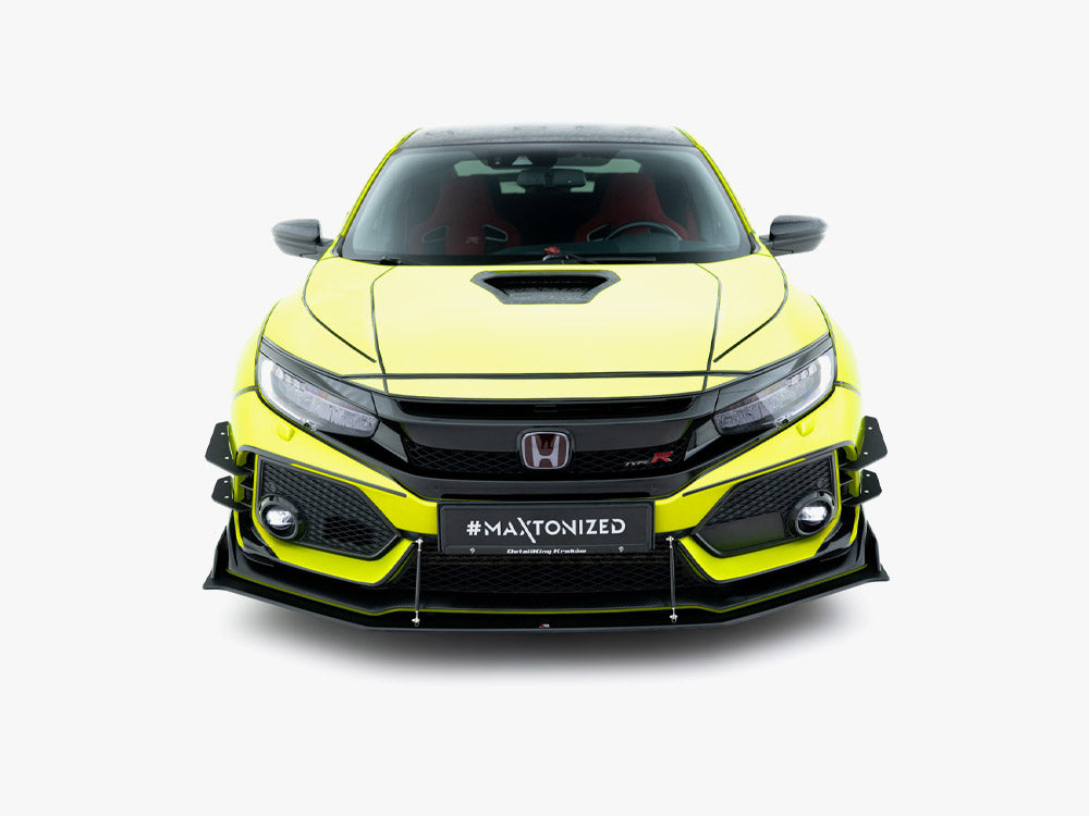 Maxton Design Street Pro Front Splitter V1 - Honda Civic Type R FK8