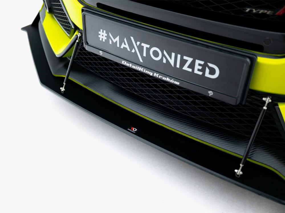 Maxton Design Street Pro Front Splitter V1 - Honda Civic Type R FK8