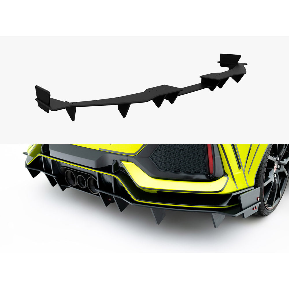 Maxton Design Street Pro Rear Diffuser V1 - Honda Civic Type R FK8