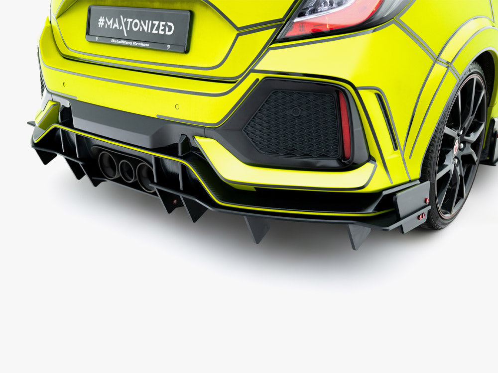 Fk8 Type R Diffuser Maxton Design Street Pro Rear Diffuser V1 - Honda Civic Type R FK8 ...