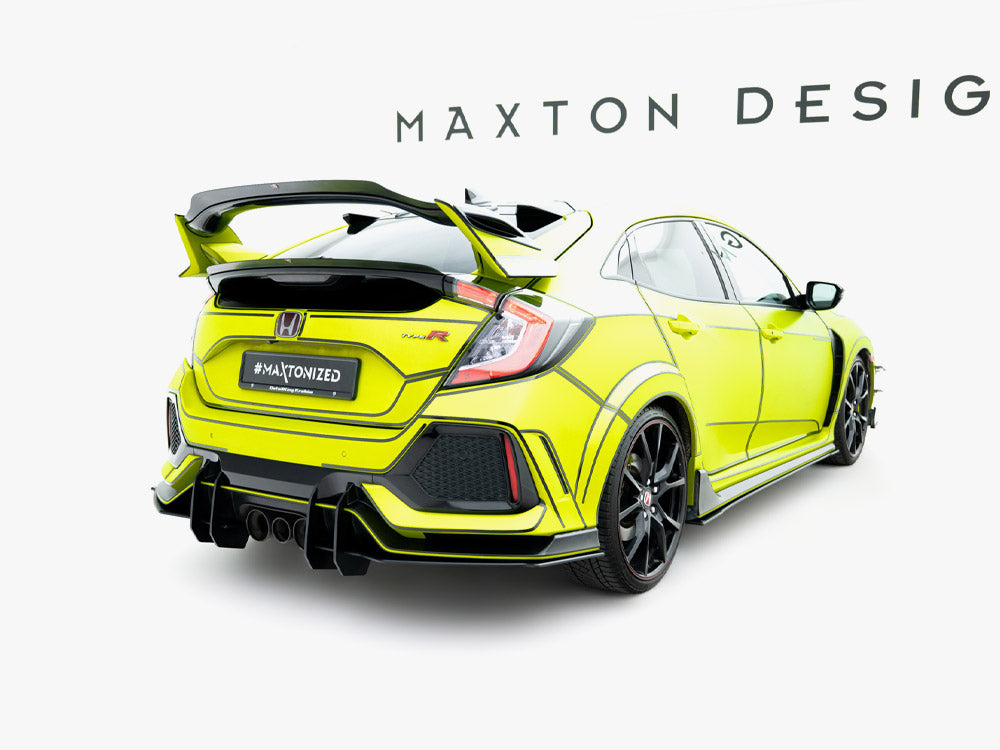 Maxton Design Street Pro Rear Diffuser V2 - Honda Civic Type R FK8
