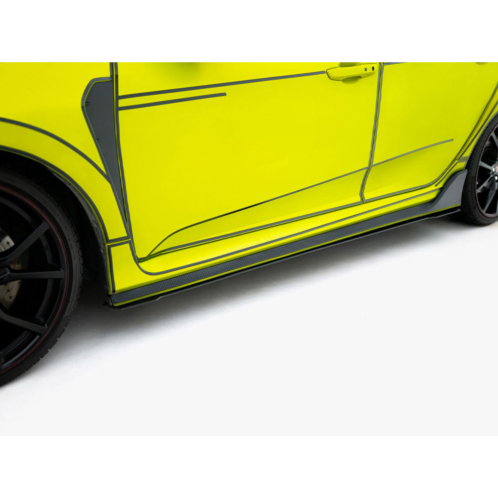 Maxton Design Racing Side Skirt Diffusers - Honda Civic Type R FK8