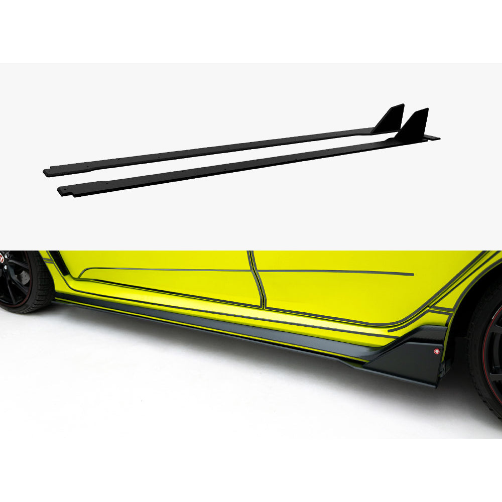 Maxton Design Street Pro Side Skirt Diffusers V1 - Honda Civic Type R FK8