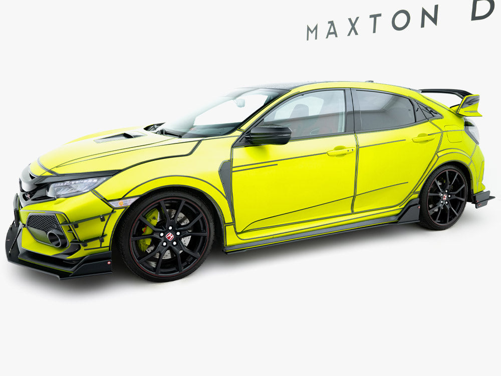 Maxton Design Street Pro Side Skirt Diffusers V1 - Honda Civic Type R FK8