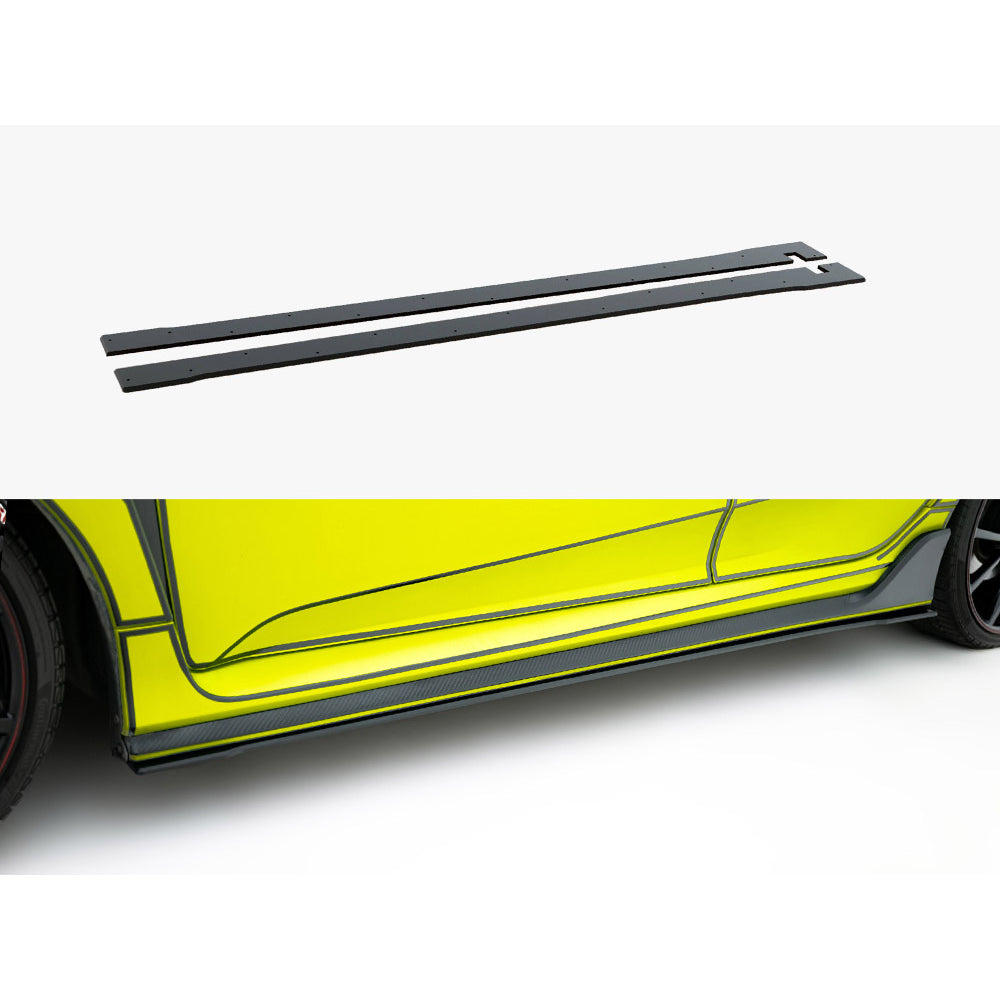 Maxton Design Street Pro Side Skirt Diffusers V2 - Honda Civic Type R FK8