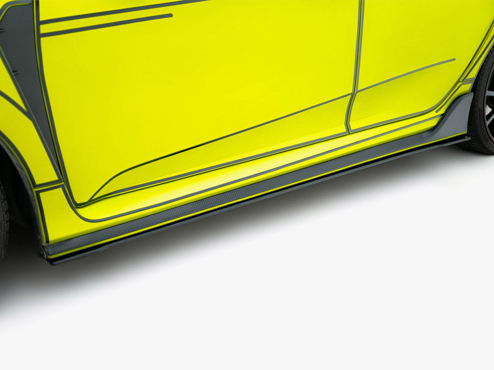 Maxton Design Street Pro Side Skirt Diffusers V2 - Honda Civic Type R FK8