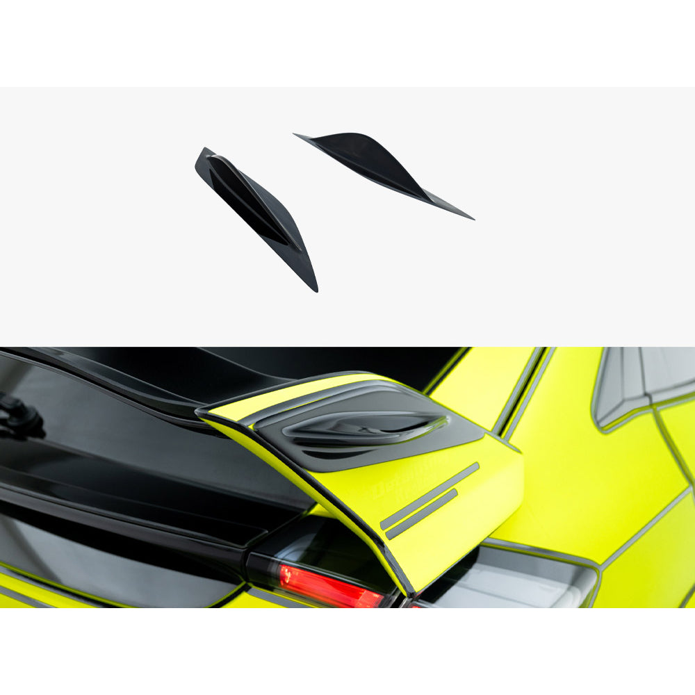 Maxton Design Street Plus Spoiler Side Extensions - Honda Civic Type R FK8