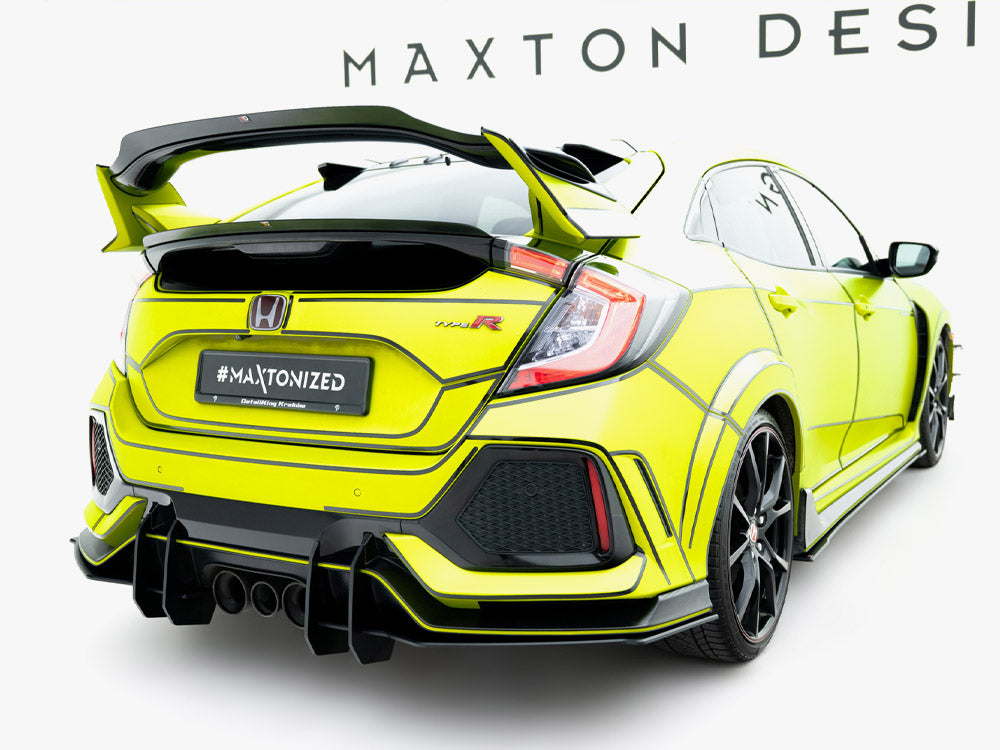Maxton Design Street Plus Spoiler Side Extensions - Honda Civic Type R FK8