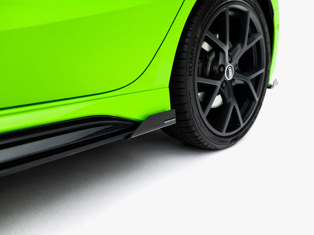 Maxton Design Street Pro Side Skirt Diffusers + Flaps - Audi RS3 8Y.2