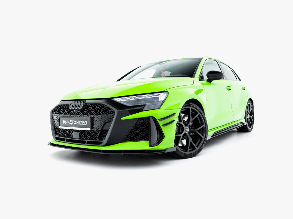 Maxton Design Street Pro Front Splitter + Flaps - Audi RS3 8Y.2