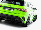 Maxton Design Street Plus Central Rear Splitter V2 - Audi RS3 8Y.2 Sportback