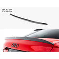 Maxton Design Carbon Fibre Spoiler Cap V2 - Audi RS3 8Y Saloon