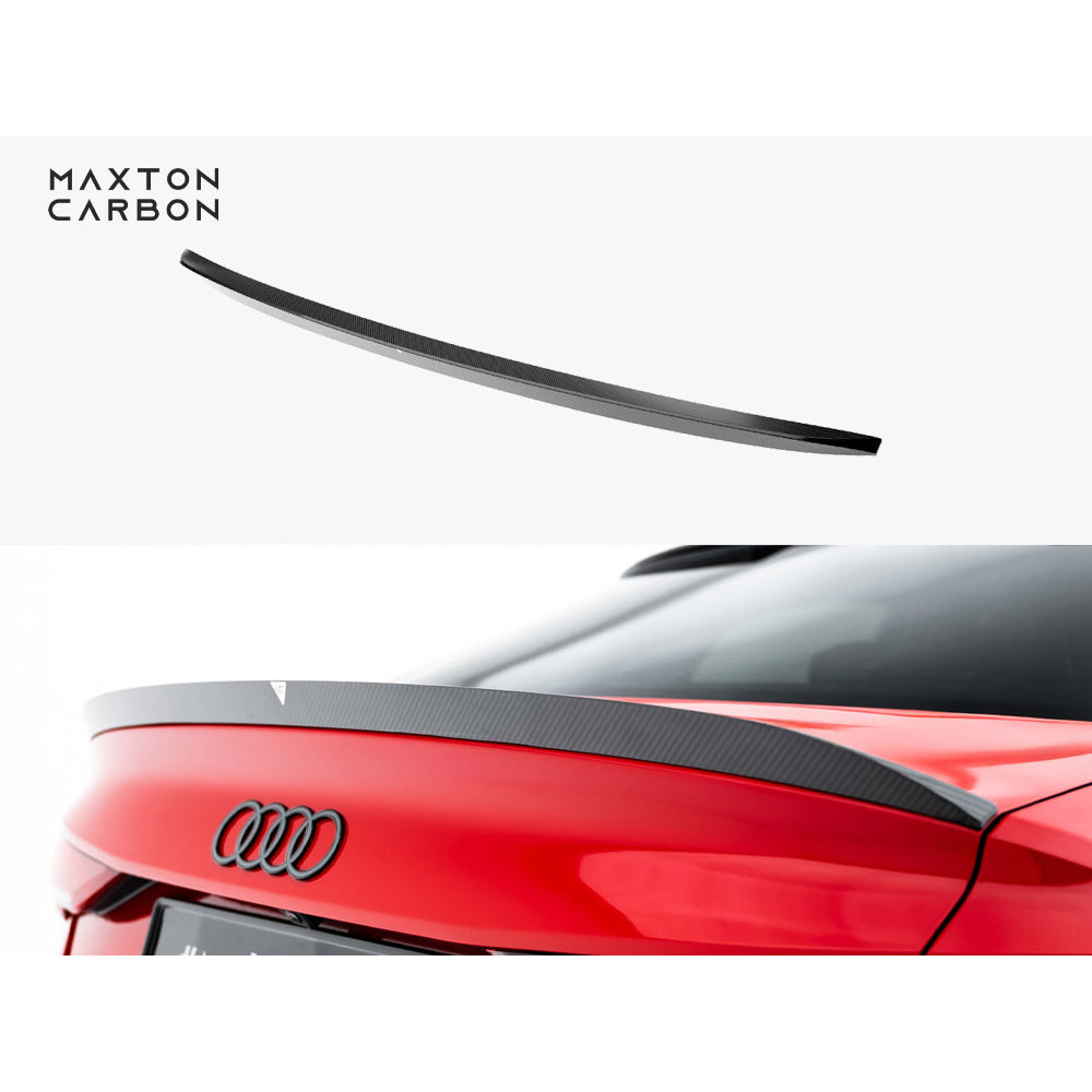 Tapa de alerón de fibra de carbono Maxton Design - Audi RS3 8Y Sedán