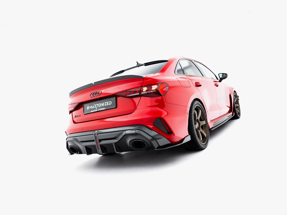 Tapa de alerón de fibra de carbono Maxton Design - Audi RS3 8Y Sedán