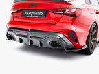 Maxton Design Carbon Fibre Rear Valance - Audi RS3 8Y.2 Saloon