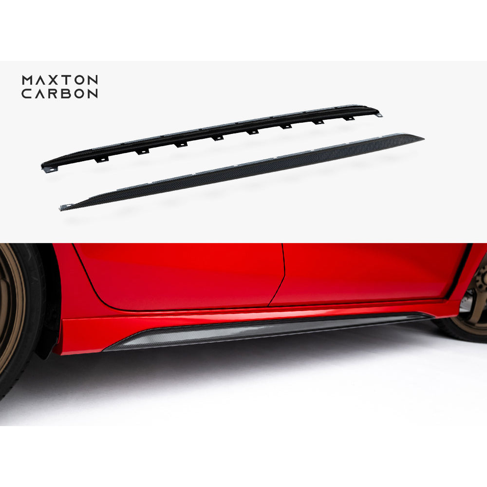 Faldones laterales de fibra de carbono Maxton Design - Audi RS3 8Y