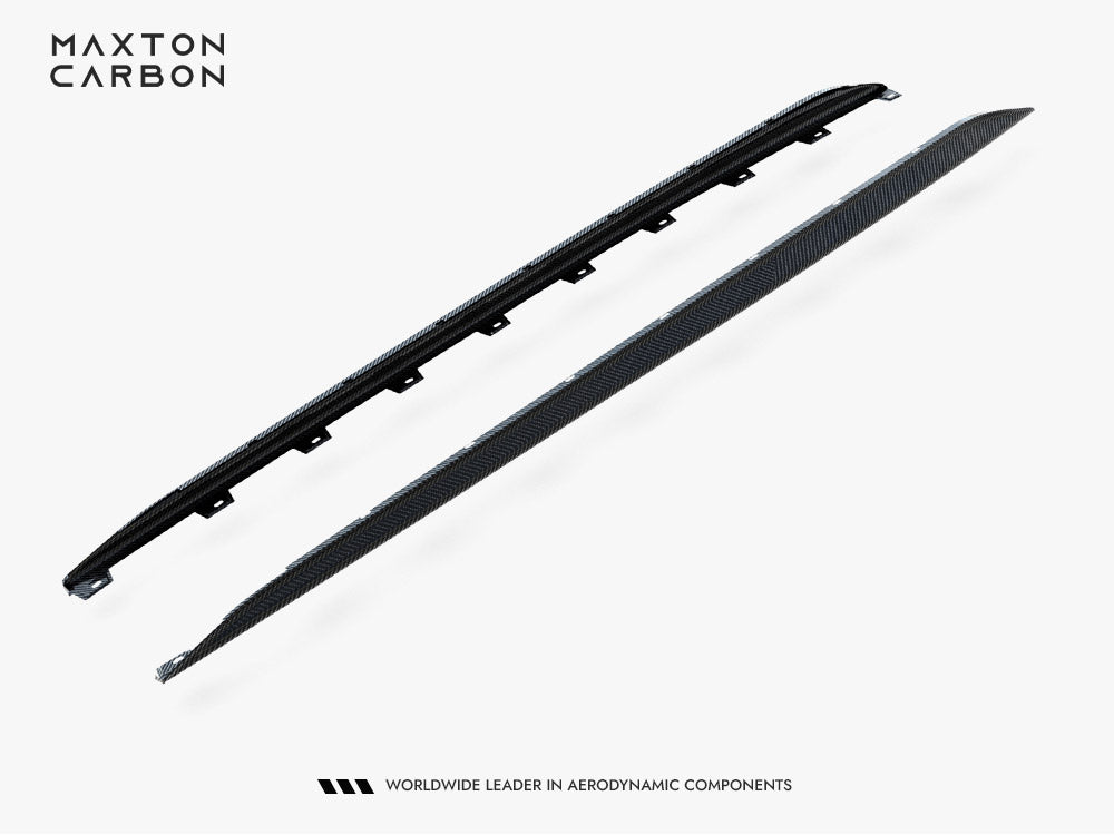 Faldones laterales de fibra de carbono Maxton Design - Audi RS3 8Y