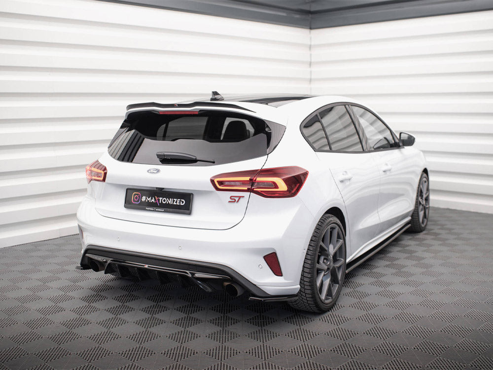 Maxton Design Street Plus Rear Side Splitters V1 - Ford Focus ST Mk4