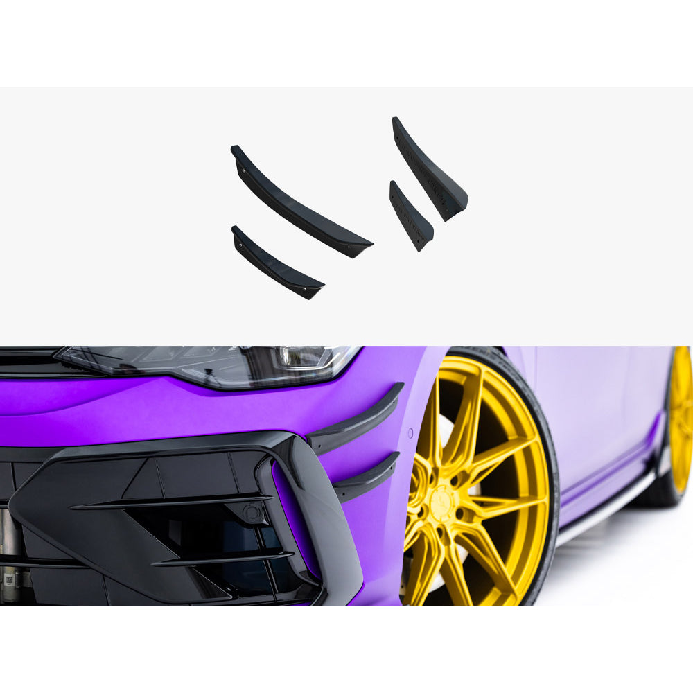 Maxton Design Street Plus Front Canards - VW Golf R Mk8.5