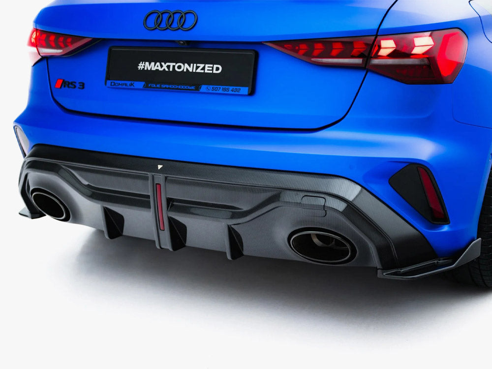 Pare-chocs arrière en fibre de carbone Maxton Design - Audi RS3 8Y.2 Berline