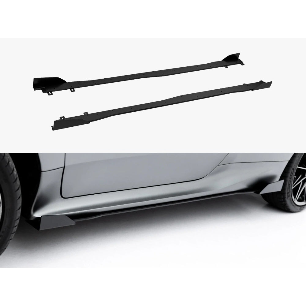 Difusores de faldón lateral Maxton Design Street Pro + Solapas - Toyota GR Yaris Gen 2