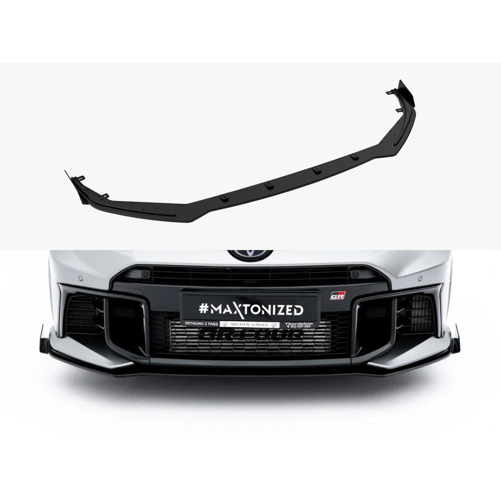 Splitter delantero + aletas Street Pro Maxton Design - Toyota GR Yaris Gen 2
