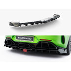 Maxton Design Street Plus Central Rear Splitter With LED - Mercedes AMG GTR C190 Facelift