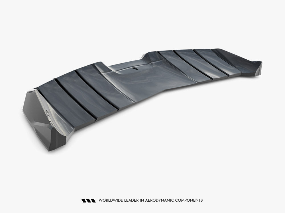 Maxton Design Street Plus Central Rear Splitter With LED - Mercedes AMG GTR C190 Facelift