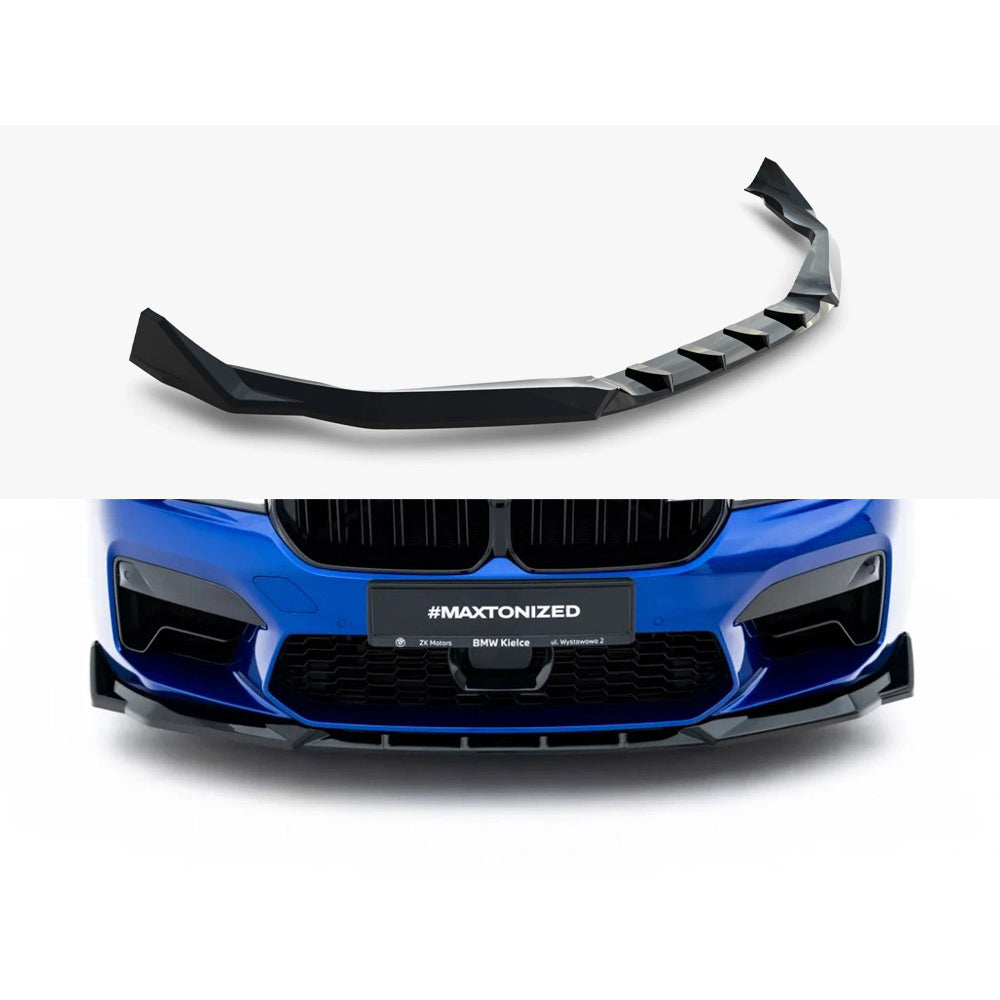 Maxton Design Street Plus Front Splitter V4 - BMW M5 F90 LCI