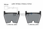 Pagid Racing Street+ Audi RS3 8V Front Performance Brake Pads T8306SP2001