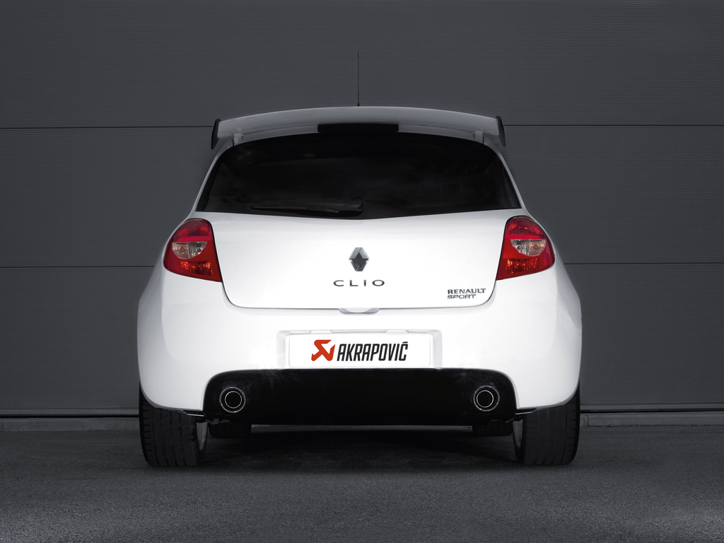 Akrapovic Slip-On Exhaust - Renault Clio Mk3 RS 200