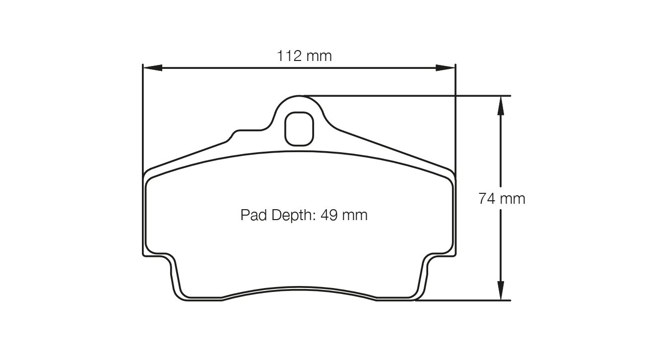 Pagid Racing RSL29 Rear Brake Pads - Porsche Boxster/Cayman S/GTS 2.5 718